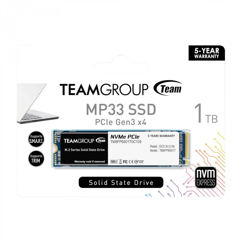 هارد اس اس دی تیم گروپ مدل MP33 M.2 1TB-3