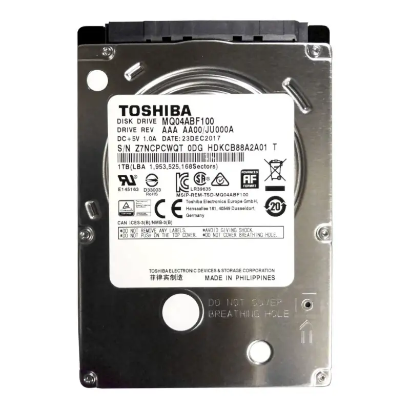 هارد اینترنال لپ تاپ توشیبا مدل BF100 1TB 2.5”