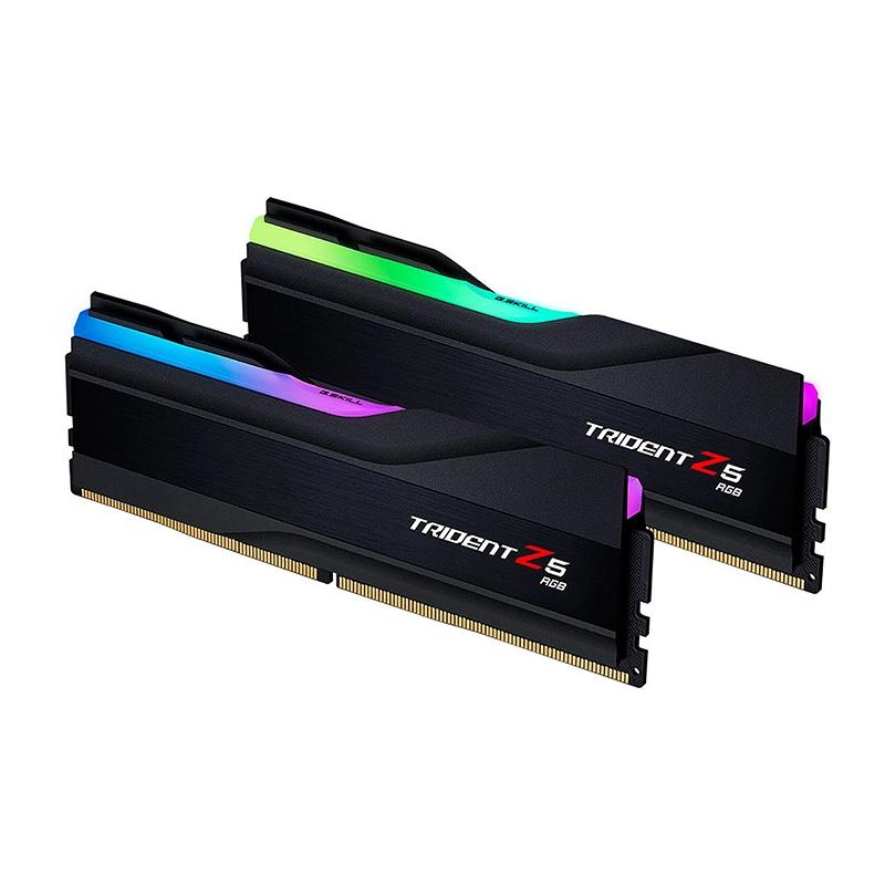رم جی اسکیل مدل Trident Z5 RGB Black DDR5 64GB 32GBx2 6400mhz CL34-2