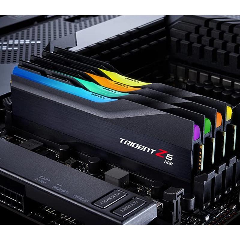 رم جی اسکیل مدل Trident Z5 RGB Black DDR5 64GB 32GBx2 6400mhz CL34-1