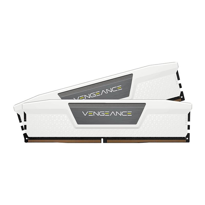 رم کورسیر مدل Vengeance RGB White DDR5 64GB 32GBx2 5200MHz CL40-1