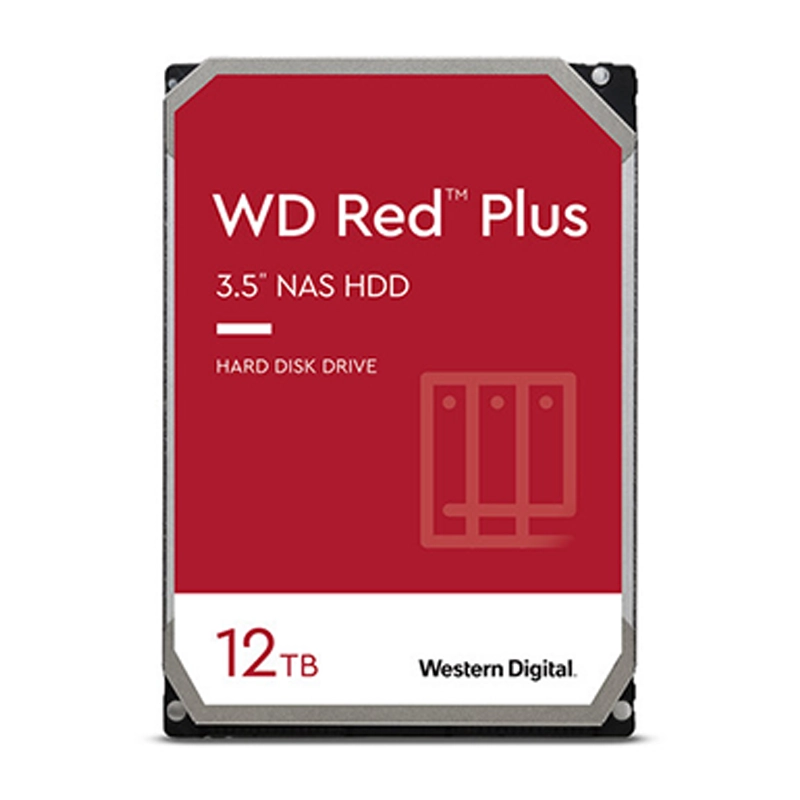  هارد دیسک اینترنال وسترن دیجیتال مدل Red Plus 12TB