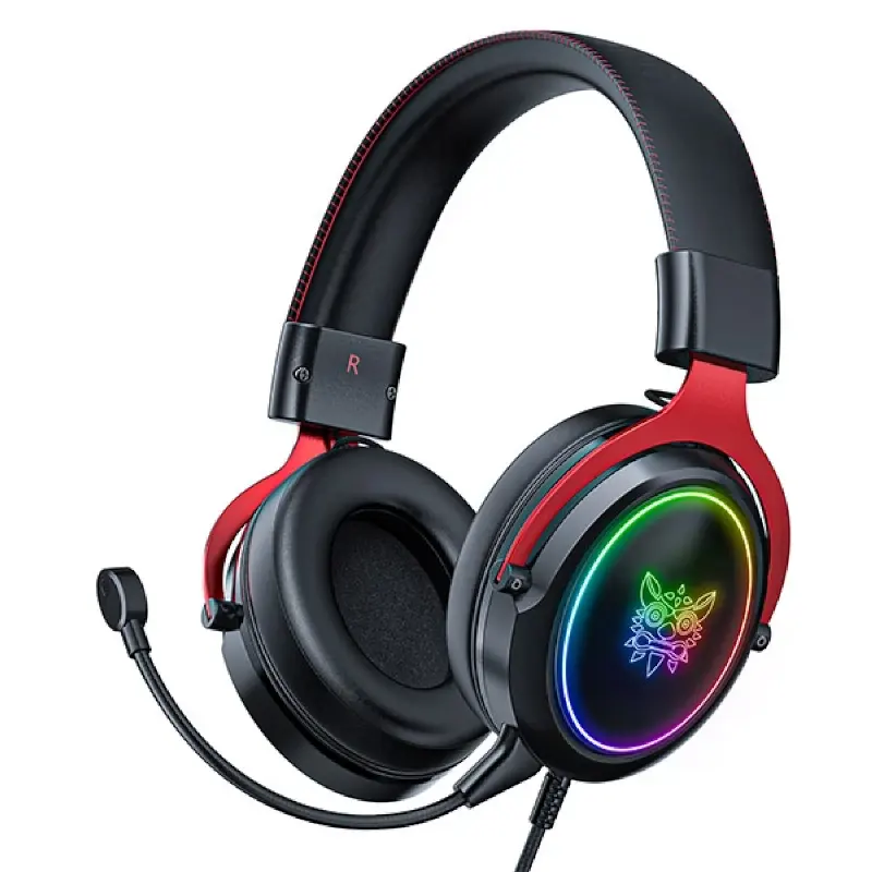 هدست گیمینگ اونیکوما مدل X10 RGB Black/Red-0
