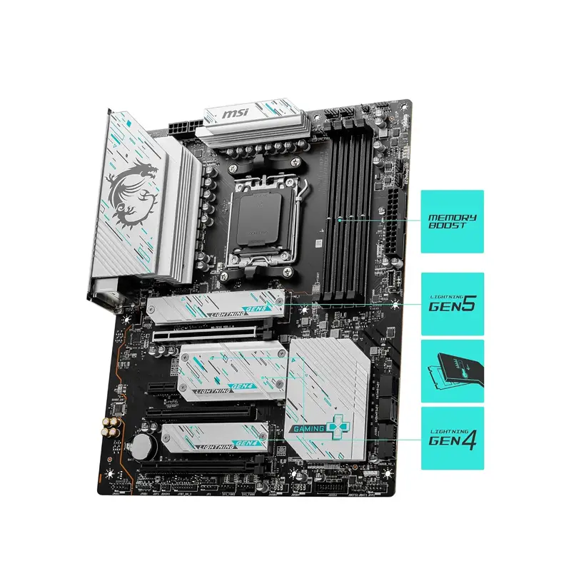 مادربرد ام اس آی مدل X670E GAMING PLUS WIFI -3