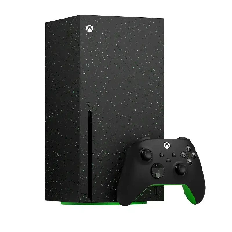 کنسول ماکروسافت مدل XBOX SERIES X 2TB GALAXY BLACK