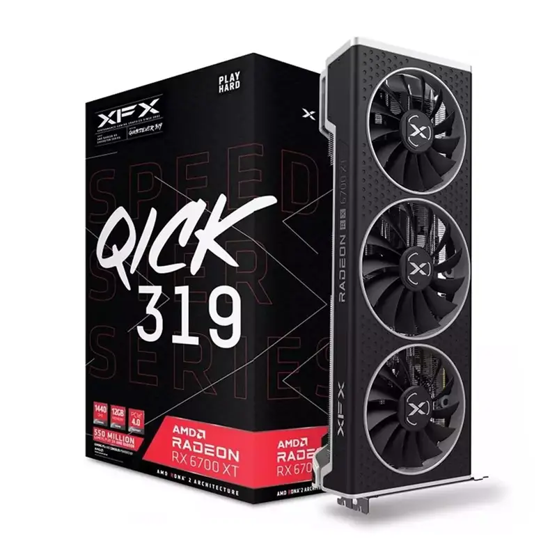 کارت گرافیک ایکس اف ایکس مدل RX 6700 XT QICK 319 12GB