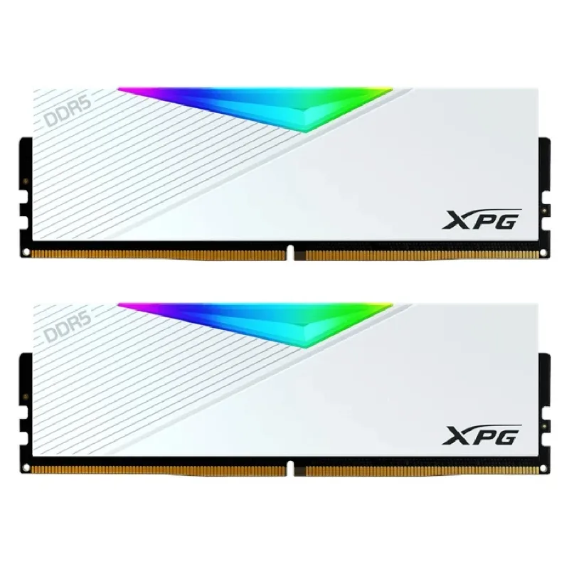 رم ایکس پی جی مدل Lancer DDR5 6400MHz 32GB (2x16GB) RGB CL32 White