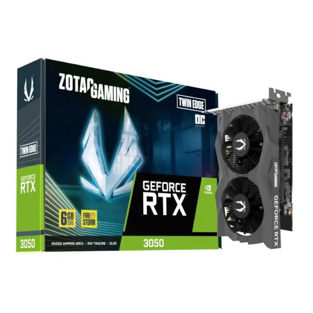 کارت گرافیک زوتک مدل RTX 3050 Twin Edge 6GB OC GDDR6 Lite Pack