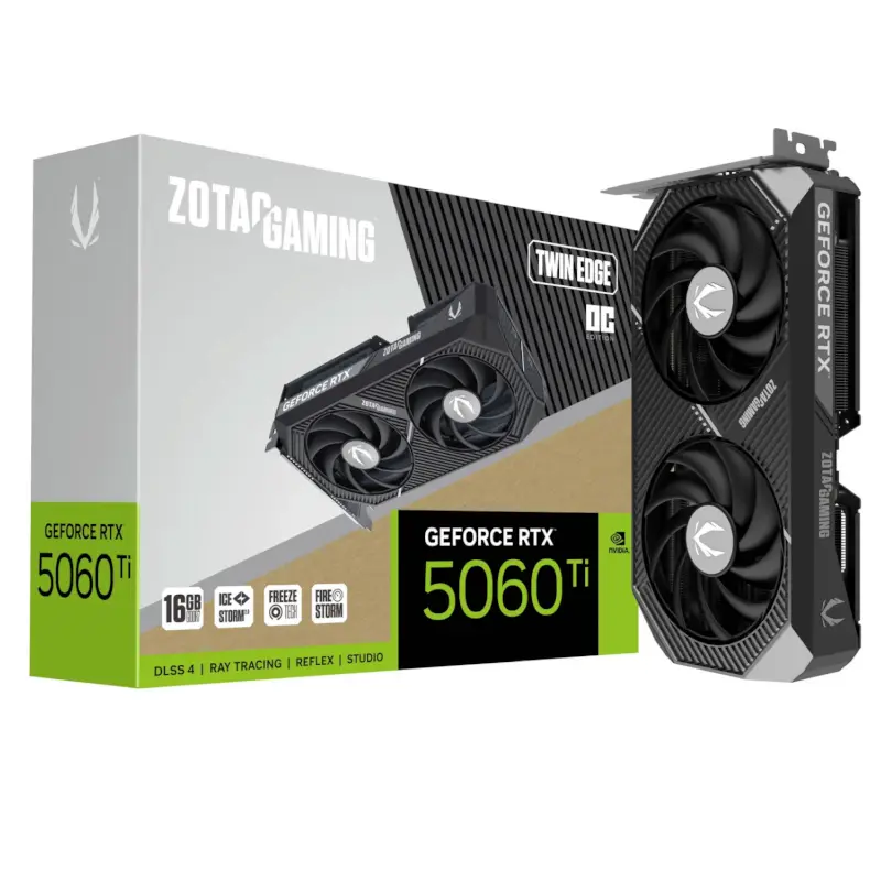 کارت گرافیک زوتک مدل RTX 5060 TI 16GB Twin Edge OC