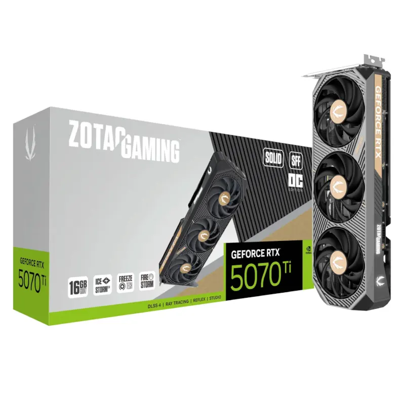 کارت گرافیک زوتک مدل RTX 5070 TI SOLID SFF OC 16GB