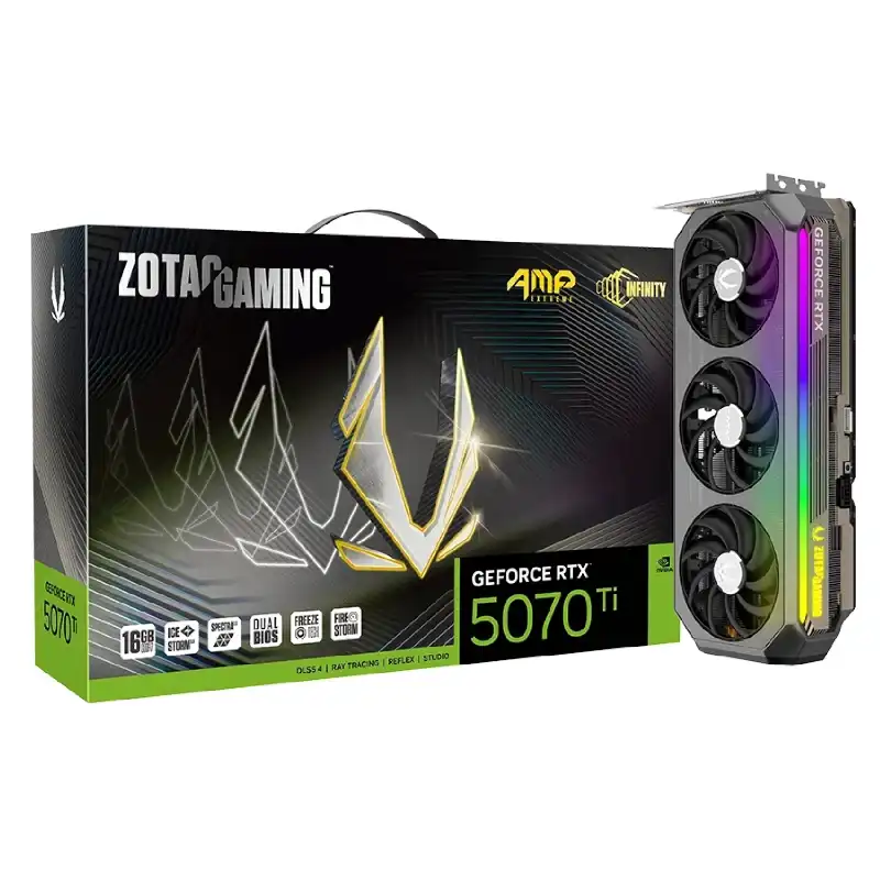 کارت گرافیک زوتک مدل RTX 5070 Ti AMP Extreme INFINITY 16GB