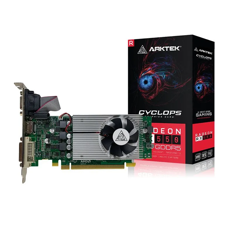 کارت گرافیک ارک تک مدل RX 550 LP 4GB
