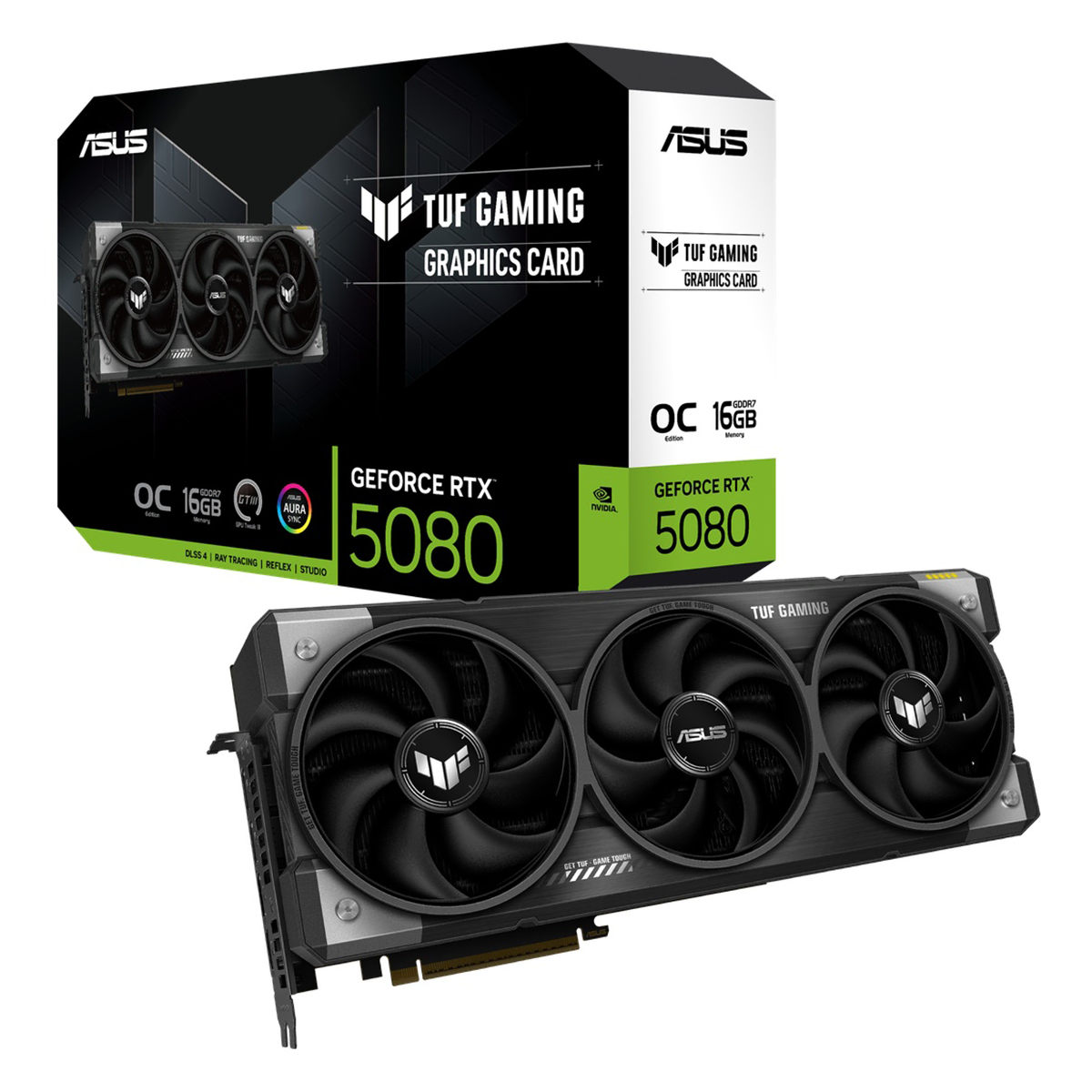 کارت گرافیک ایسوس مدل TUF RTX 5080 16GB OC