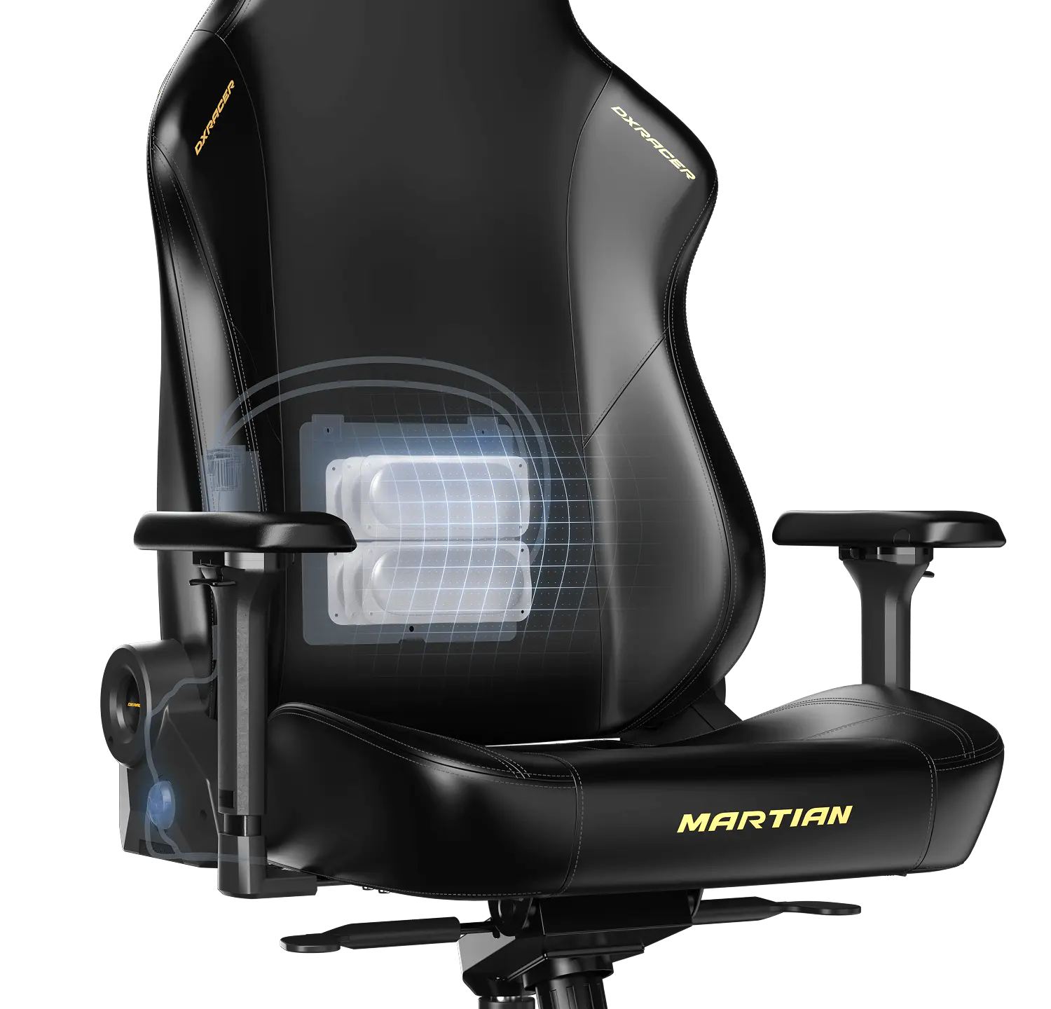 صندلی دی ایکس ریسر مدل Martian Series 2025 L  Fabric Black-3