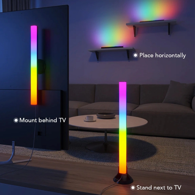 چراغ رومیزی هوشمند تلویزیون 45-70 اینچ گووی RGBIC TV Light Bars H6046-3