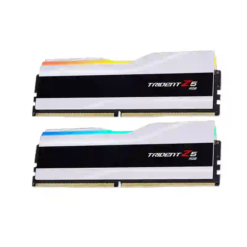 رم جی اسکیل مدل Trident Z5 Rgb White 64Gb 32x2 6000Mhz Cl36