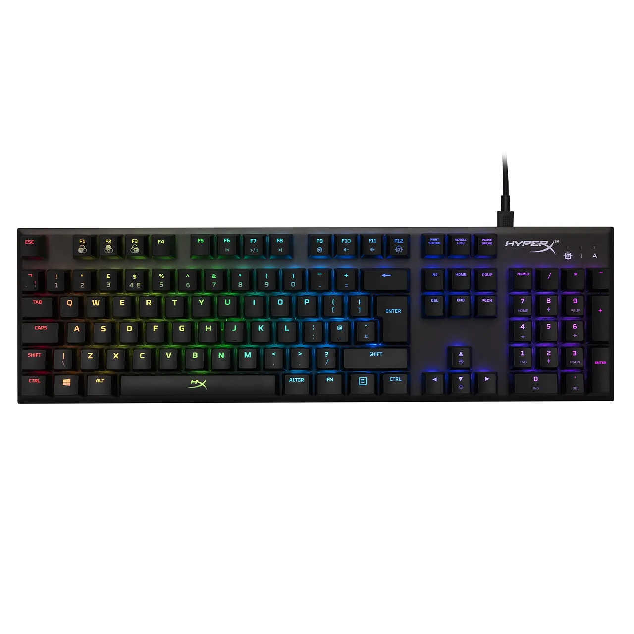 کیبورد گیمینگ هایپر ایکس مدل Alloy FPS RGB-0