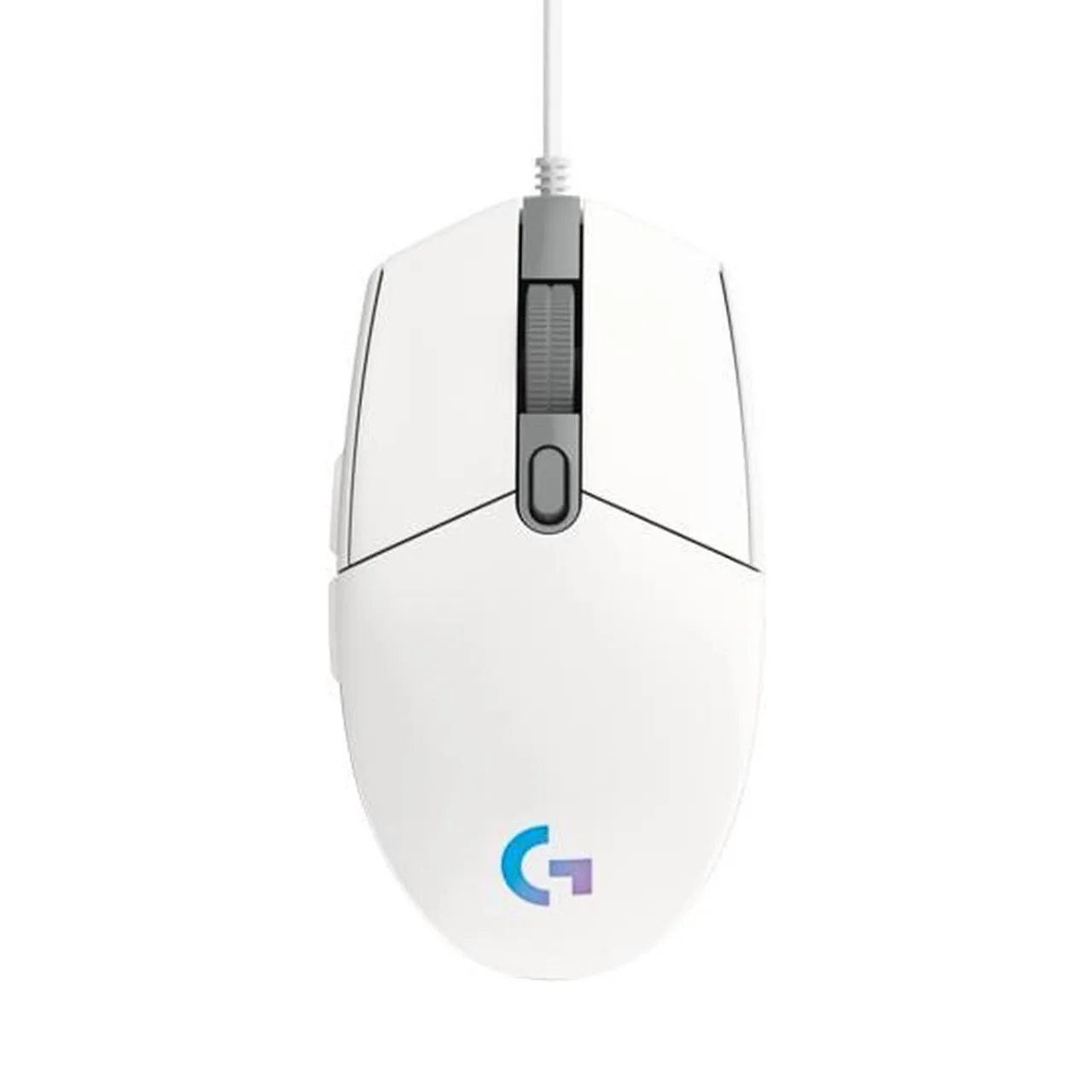 موس گیمینگ لاجیتک مدل G203 Lightsync سفید-0