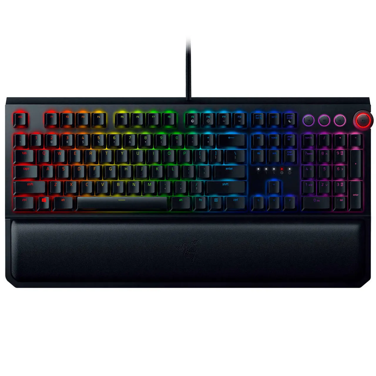 کیبورد گیمینگ ریزر مدل Blackwidow Elite Green Switch-0