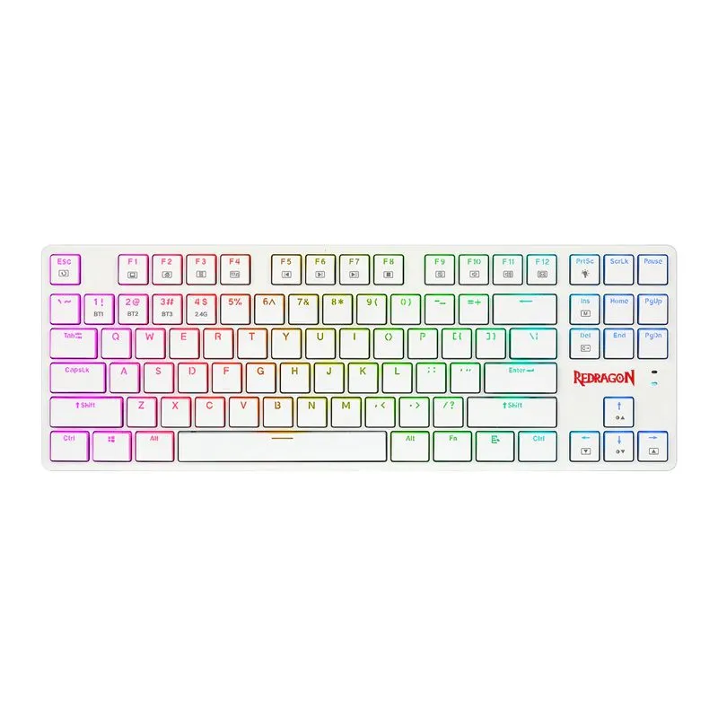 کیبورد گیمینگ ردراگون مدل Anubis K539 White-0