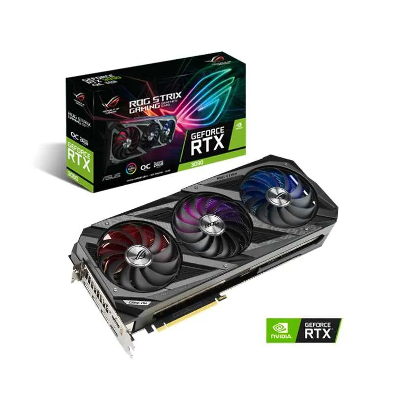 کارت گرافیک ایسوس مدل ROG Strix RTX 3090 24GB OC-0