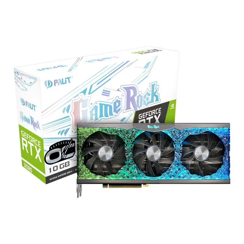 کارت گرافیک پلیت مدل RTX 3080 GameRock 10GB 