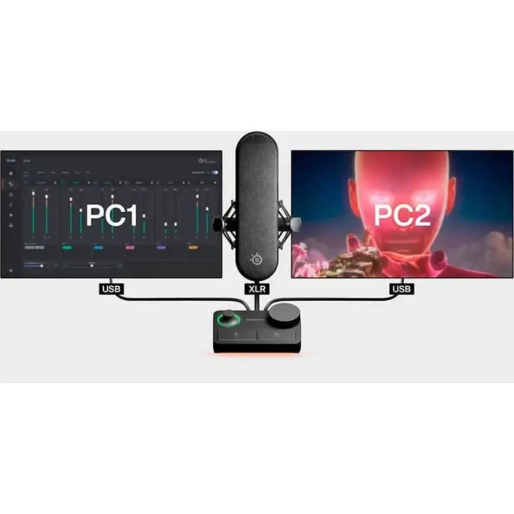 میکروفون استیل سریز مدل ALIAS PRO -2