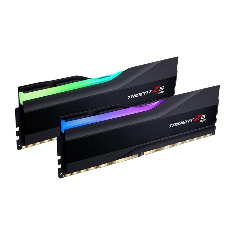 رم جی اسکیل مدل Trident Z5 RGB Black DDR5 64GB 32GBx2 6400mhz CL32-0