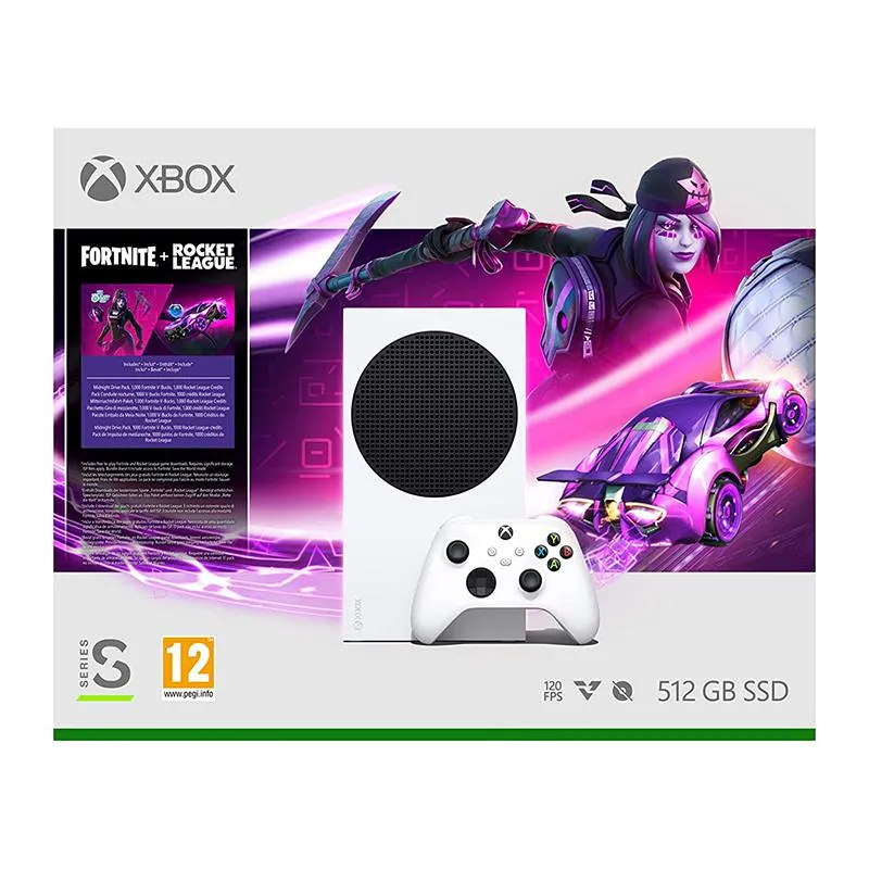 کنسول ایکس باکس مدل XBox Series S Fortnite & Rocket League Edition 512GB