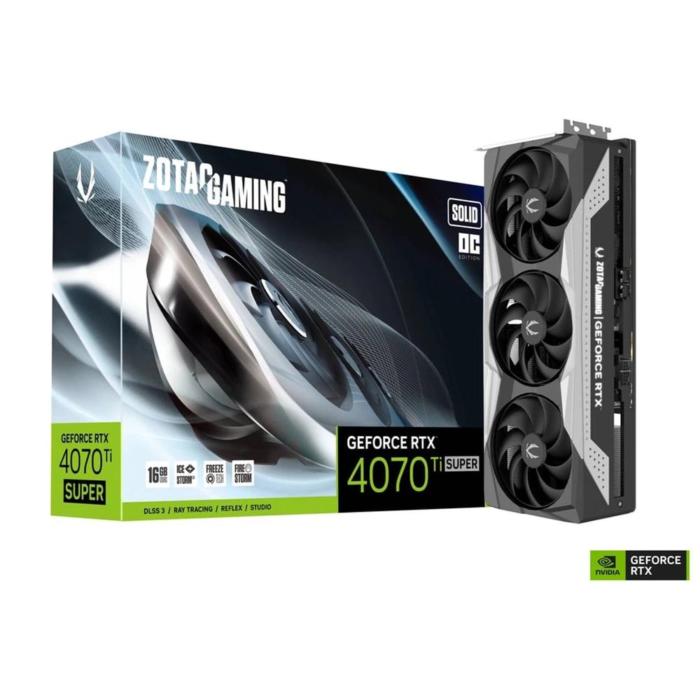 کارت گرافیک زوتک مدل RTX 4070 Ti SUPER SOLID 16GB OC-0