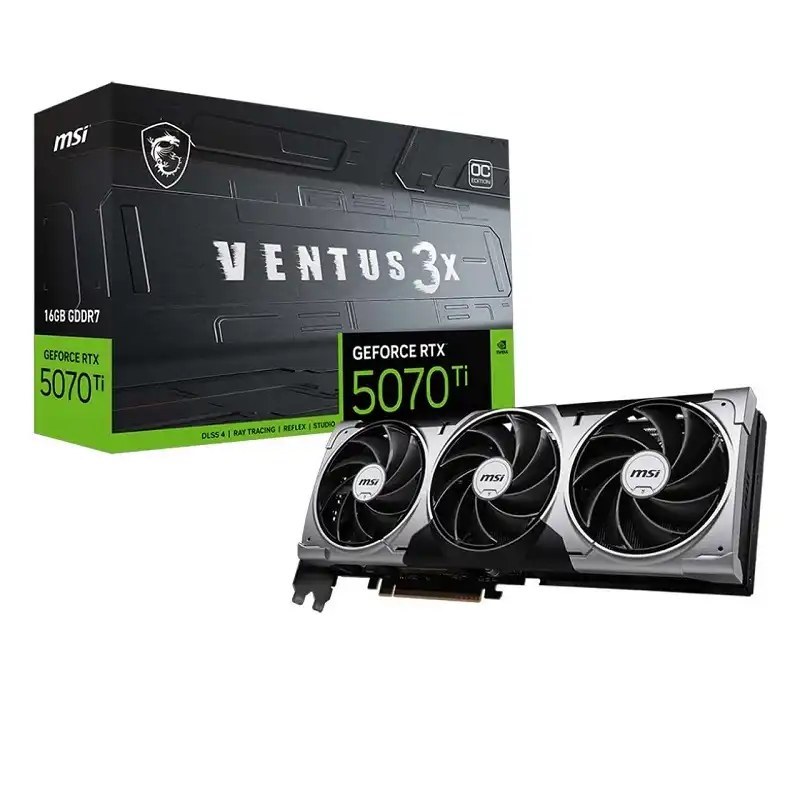 کارت گرافیک ام اس آی مدل RTX 5070 TI VENTUS 3X OC 16GB
