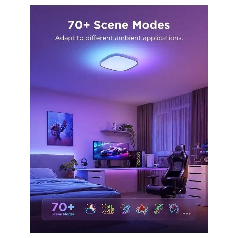 چراغ سقفی هوشمند 30 سانتی Govee Smart Square Ceiling Light H80A4