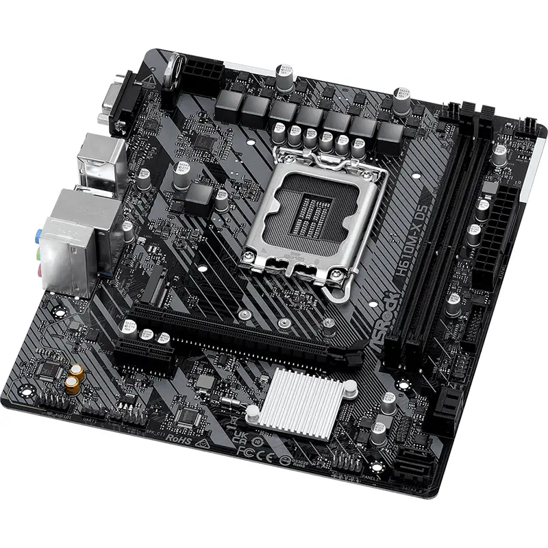 مادربرد گیمینگ ازراک مدل ASROCK H610 M-X DDR5 WHITE-2