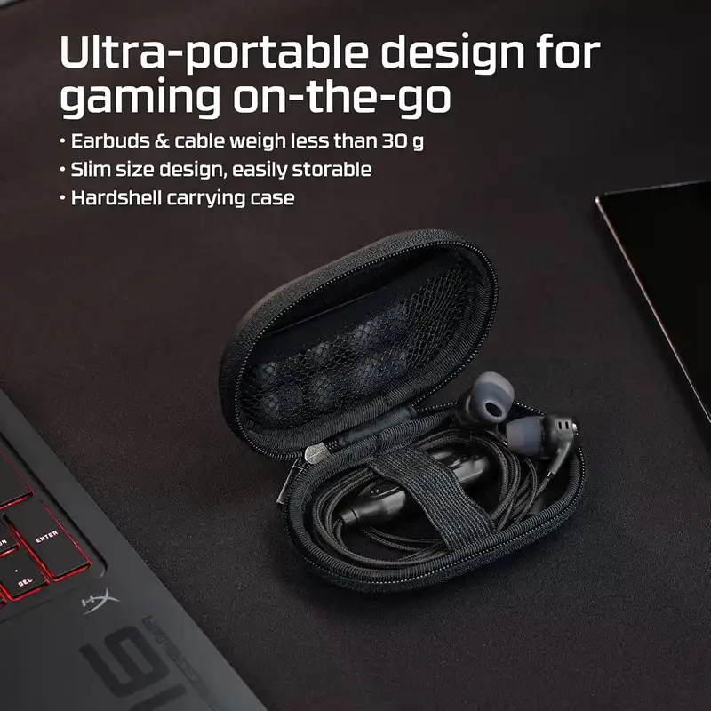 هندزفری گیمینگ هایپرایکس مدل Hyperx earbuds III - Black-3