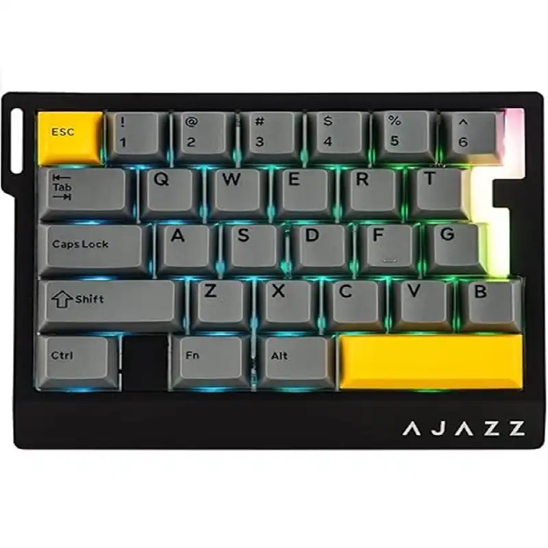 کیبورد گیمینگ ایجز مدل AJAZZ AK029 Ice Island SW Magnetic Black-Yellow RGB Wired
