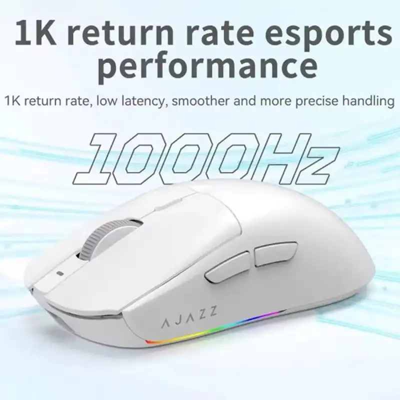 موس گیمینگ ایجز مدل AJAZZ AJ139 V2 MC Tri-Mode White