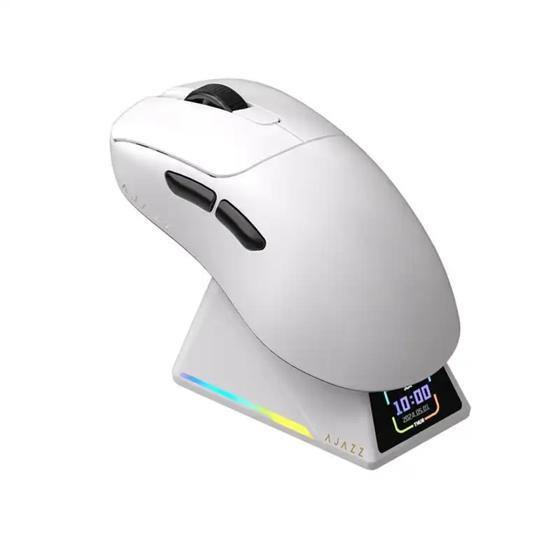 موس گیمینگ ایجز مدل Ajazz AJ179 Apex 8K White-1