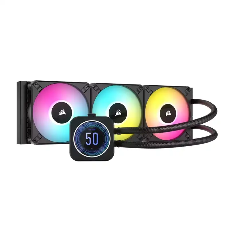 خنک کننده پردازنده کورسیر مدل iCUE H150i ELITE LCD XT Black