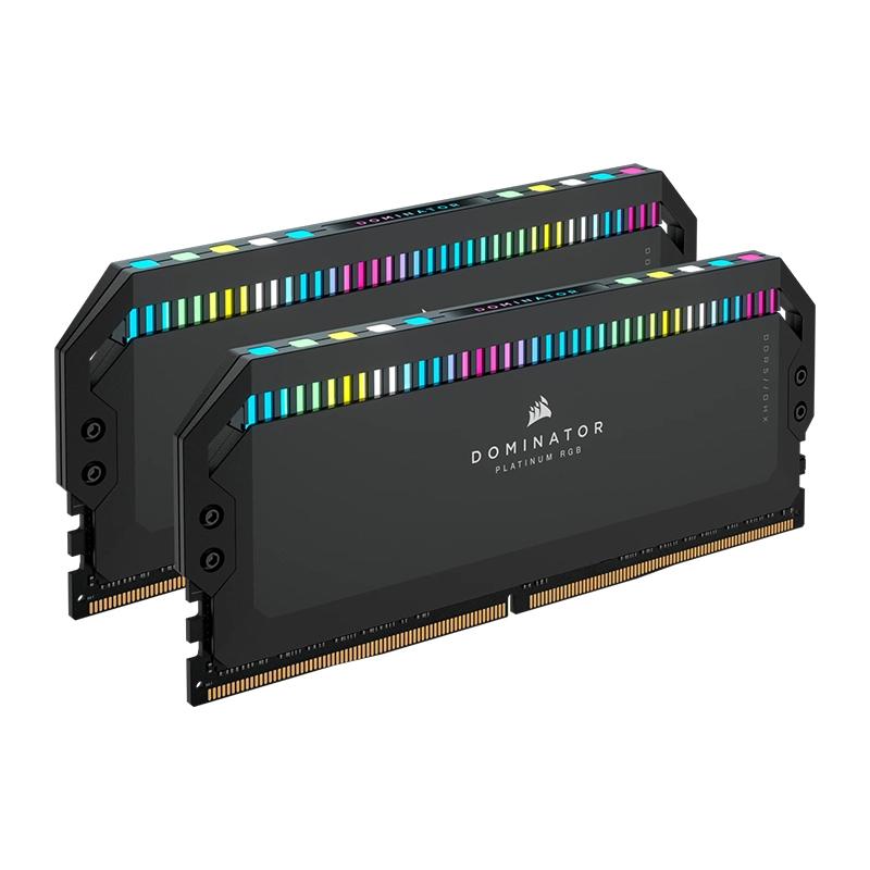 رم کورسیر مدل Dominator Platinum RGB DDR5 32GB 16GBx2 5200MHz CL40-1