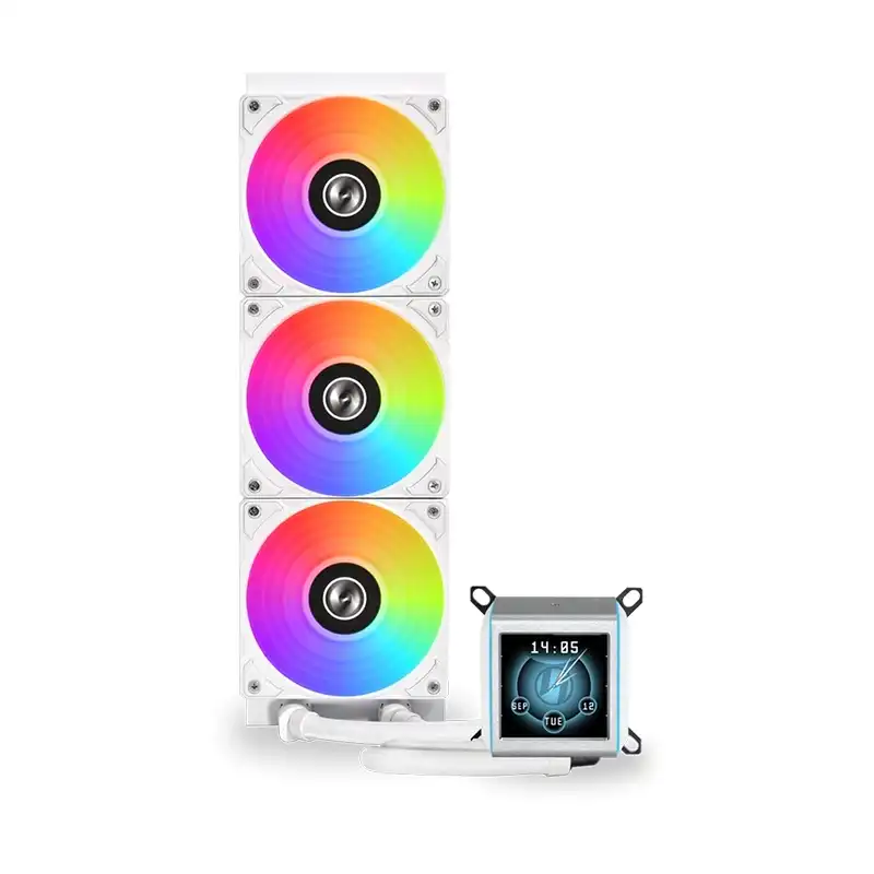خنک کننده مایع پردازنده لیان لی مدل Galahad II LCD 360 White RGB-2