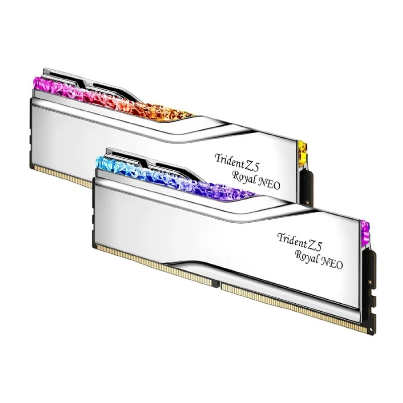 رم جی اسکیل مدل Trident Z5 Royal Neo RGB AMD EXPO 32GB (2x16GB) DDR5 6400MT/s CL30 Silver