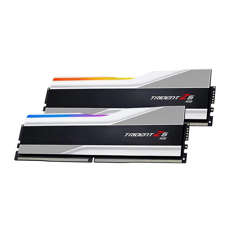رم جی اسکیل مدل Trident Z5 RGB White DDR5 96GB 48GBx2 6400mhz CL32-3