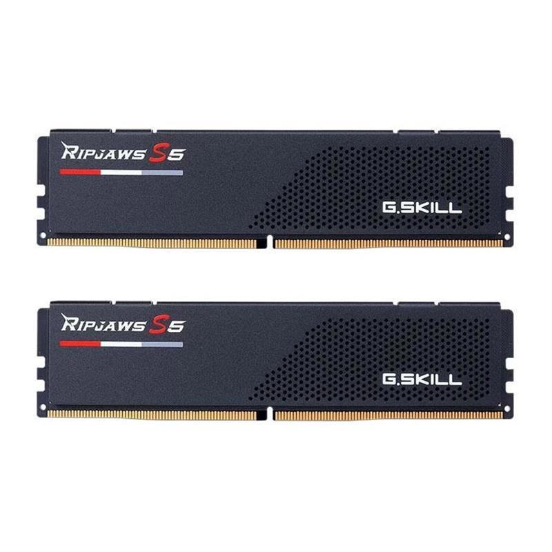 رم جی اسکیل مدل Gskill Ripjaws S5 Black DDR5 64GB 32GBx2 6000mhz CL36-0