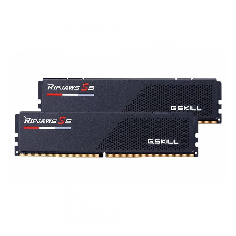 رم جی اسکیل مدل Gskill Ripjaws S5 Black DDR5 64GB 32GBx2 6000mhz CL36-3