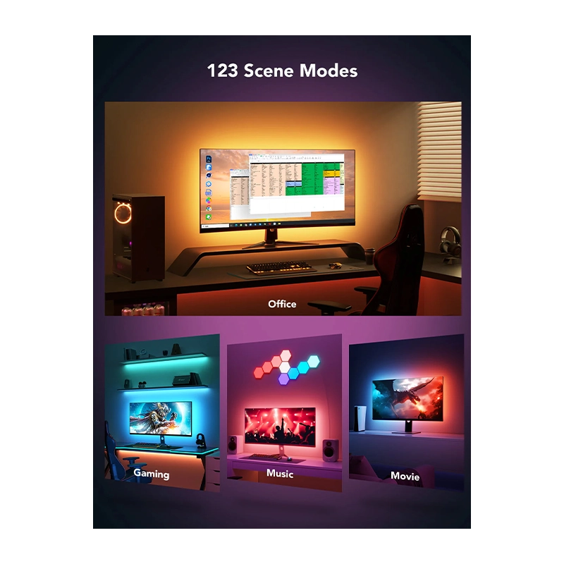 ریسه هوشمند مانیتور 27-34 اینچ گووی مدل Gaming Light Strip G1 H6609-1