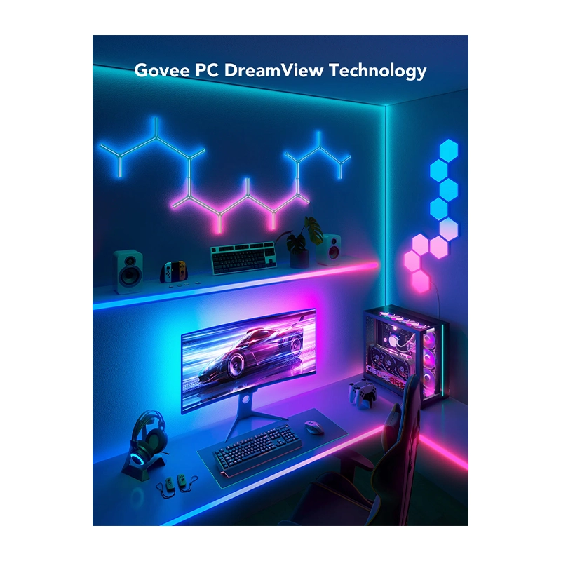 ریسه هوشمند مانیتور 27-34 اینچ گووی مدل Gaming Light Strip G1 H6609-3