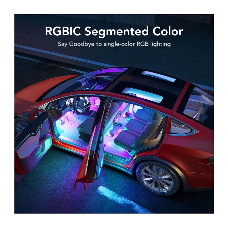 پنل روشنایی هوشمند خودرو گووی مدل RGBIC Interior Car Lights H7090-2