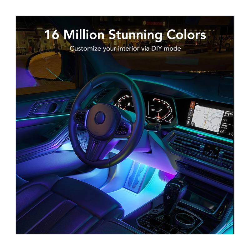پنل روشنایی هوشمند خودرو گووی مدل RGBIC Interior Car Lights H7090-3