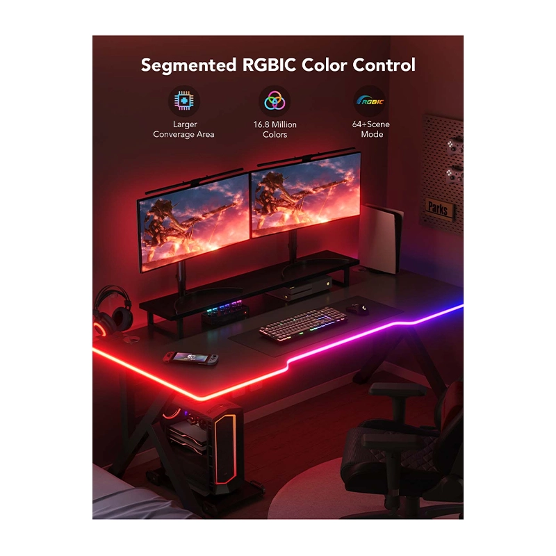 ریسه نواری هوشمند 3 متری گووی مدل RGBIC LED Neon Rope H61C3