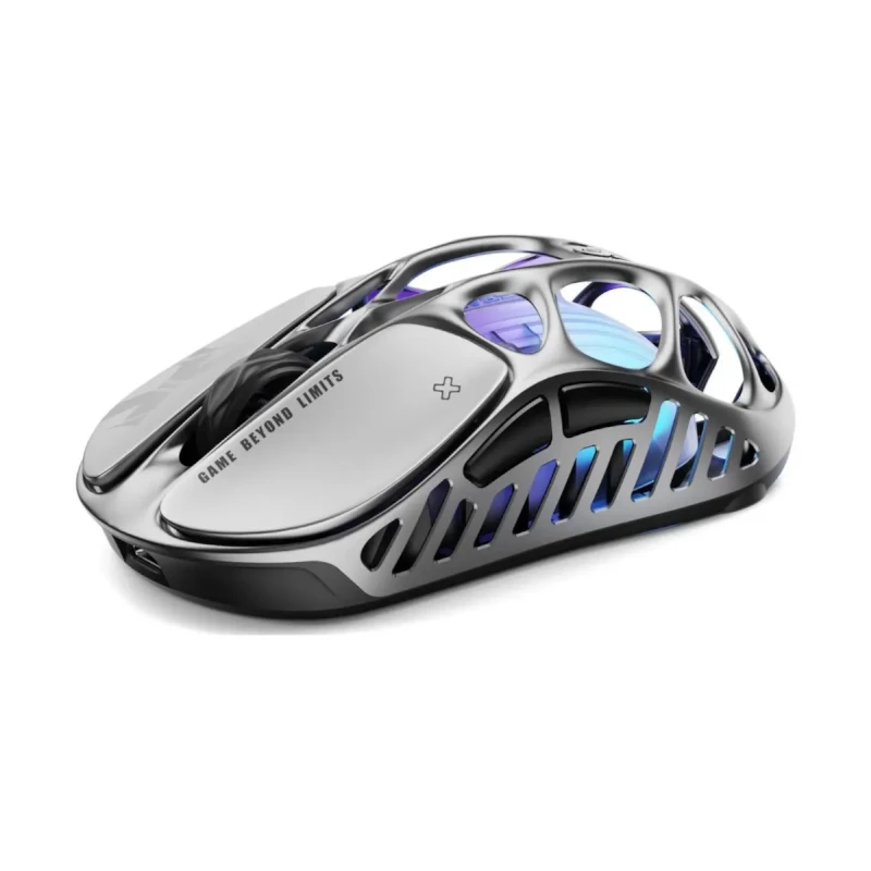 موس گیمینگ گراوا استار مدل Mercury M1 Pro Interstellar Silver-4